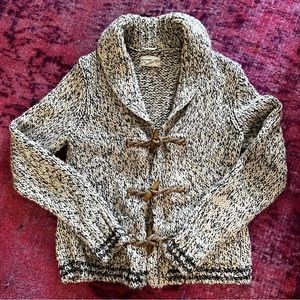 Denim & Supply Ralph Lauren Wooden Toggle Chunky Cardigan size M